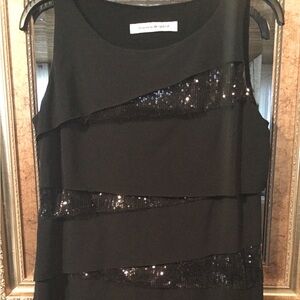 BIANCA NYGARD Black Sleeveless Top - Size 6